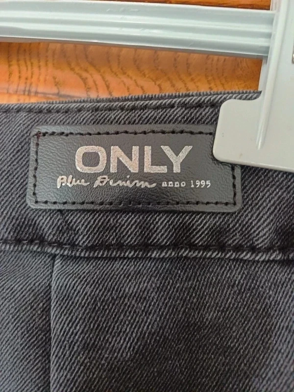 Black denim skirt by ONLY size 38 – photo 6